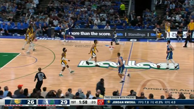 【2023年03月01日】NBA常规赛：步行者vs独行侠第1节英文原声回放