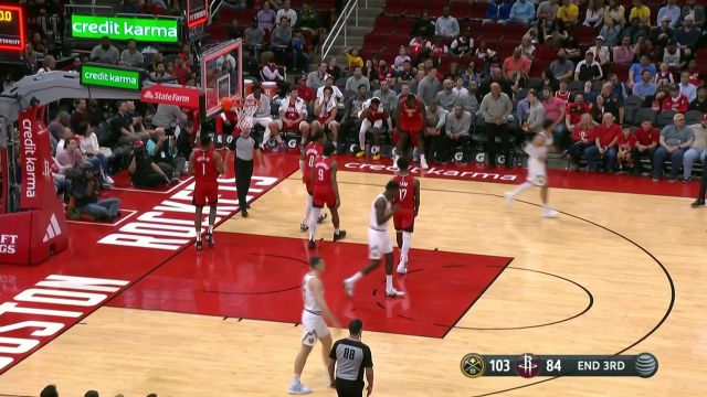 【2023年03月01日 掘金vs火箭集锦】神射手上线！布朗淡定自如底角命中压哨三分