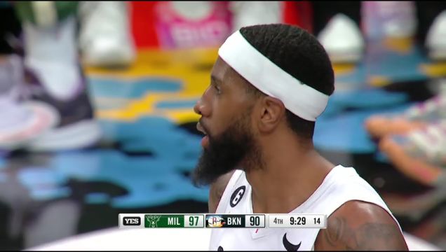 【2023年03月01日】NBA常规赛：雄鹿vs篮网第4节英文原声回放