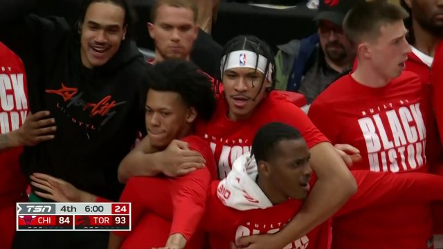 【2023年03月01日 公牛vs猛龙集锦】就是这么强硬！阿奴诺比平地惊雷暴扣炸筐