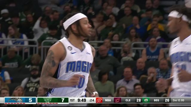 【2023年03月02日 魔术vs雄鹿集锦】没人防就不客气了 富尔茨底角三分一箭穿心