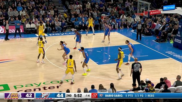 【2023年03月02日 湖人vs雷霆集锦】施罗德vs雷霆集锦 全场砍下26+6后程发力率队取胜