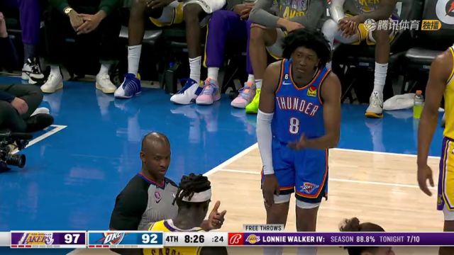 【2023年03月02日】NBA常规赛：湖人vs雷霆第4节中文解说回放