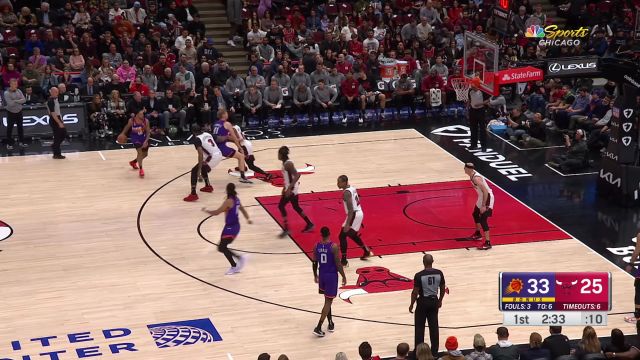 【2023年03月04日 太阳vs公牛集锦】太阳125-104公牛 杜兰特里程碑之夜太阳大胜公牛