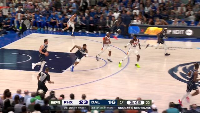 【2023年03月06日 太阳vs独行侠集锦】定点投篮也是拿手好戏 莫里斯接球出手三分穿针