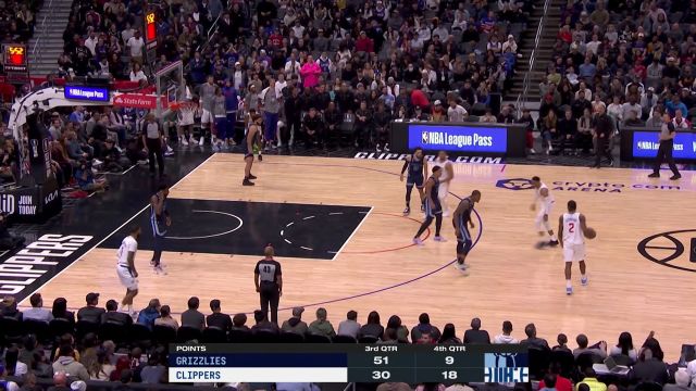 【2023年03月06日 灰熊vs快船集锦】大起大落！卡椒携手负重前行一波17-0上演绝地反击