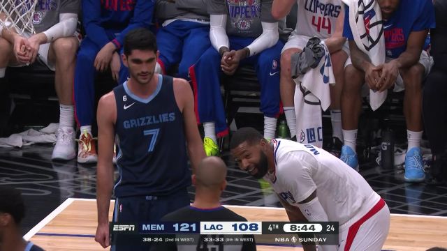 【2023年03月06日】灰熊vs快船第4节英文原声回放