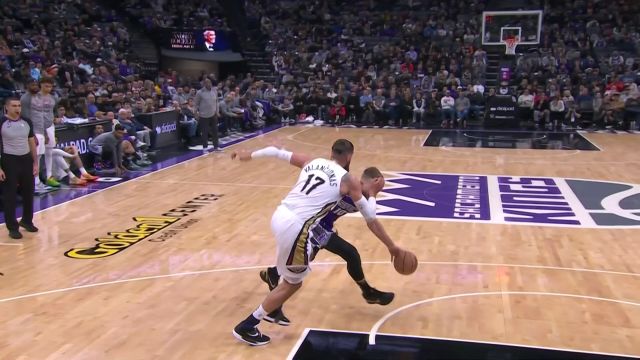 【2023年03月07日 鹈鹕vs国王集锦】小萨假投真传 巴恩斯突破禁区双手灌筐