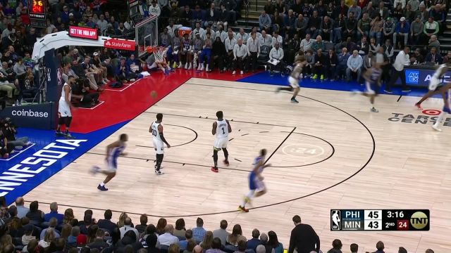 【2023年03月08日 76人vs森林狼集锦】Tyrese Maxey 比赛集锦 森林狼