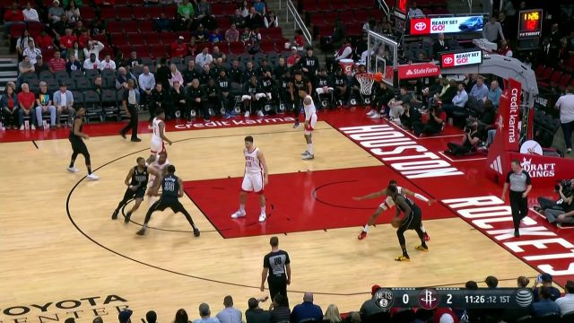 【2023年03月08日】篮网vs火箭第1节中文解说回放