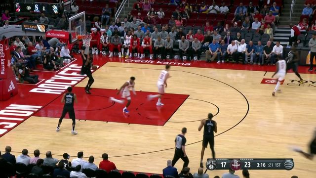 【2023年03月08日 篮网vs火箭集锦】平地一声雷！ 芬尼史密斯平地而起惊艳补扣