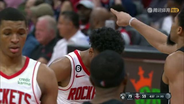 【2023年03月08日】篮网vs火箭第3节英文原声回放