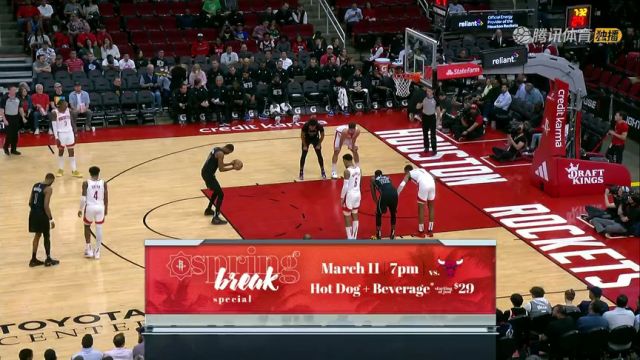 【2023年03月08日】篮网vs火箭第1节英文原声回放