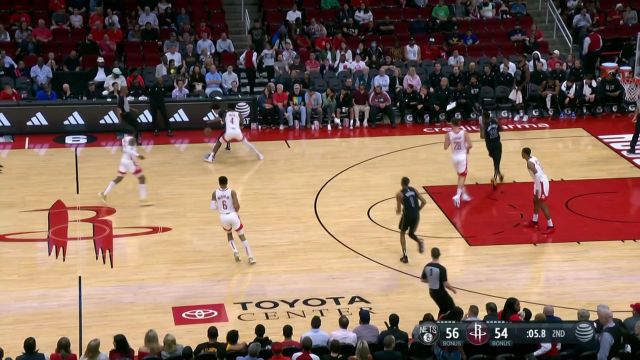 【2023年03月08日 篮网vs火箭集锦】压哨！布里奇斯抬手三分哨响球进