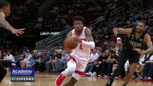 【2023年03月08日 篮网vs火箭集锦】锁定今日十佳球！杰伦格林石破天惊隔扣克拉克斯顿