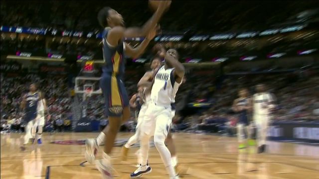 【2023年03月09日 独行侠vs鹈鹕集锦】灵动突破冲入篮下 琼斯反击欧洲步挑篮一气呵成