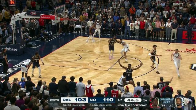 【2023年03月09日 独行侠vs鹈鹕集锦】依旧没有放弃希望 欧文天外飞仙三分洞穿球网