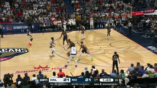 【2023年03月09日 独行侠vs鹈鹕集锦】撤步三分手起刀落 东契奇面对防守轻松甩狙命中