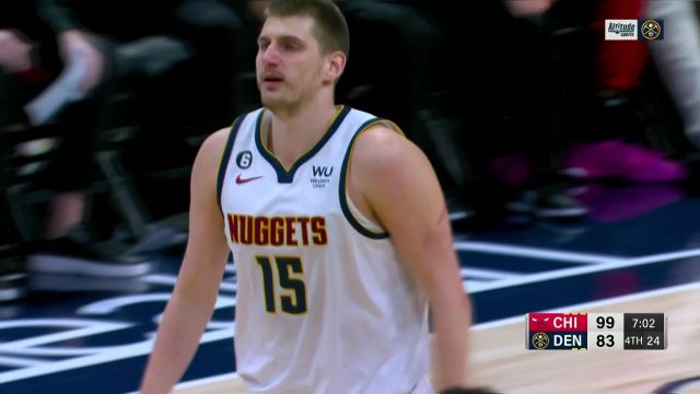 【2023年03月09日 公牛vs掘金集锦】今天在外线上课 约老师两记三分洞穿外线