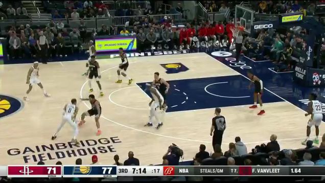 【2023年03月10日】火箭vs步行者第3节中文解说回放