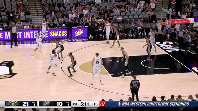 【2023年03月11日】掘金vs马刺第1节中文解说回放