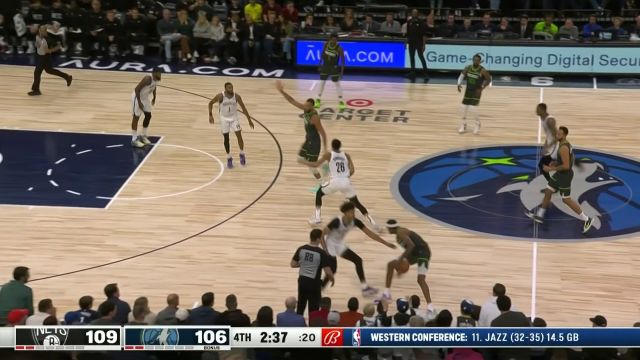 【2023年03月11日】篮网vs森林狼第4节中文解说回放