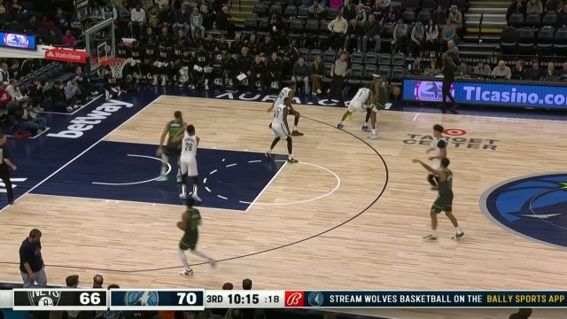 【2023年03月11日 篮网vs森林狼集锦】吃饼狂魔！戈贝尔篮下伺机而动空接暴扣顺理成章