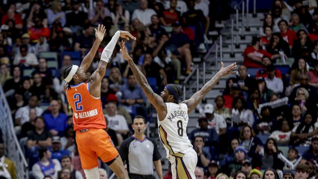 【2023年03月12日 雷霆vs鹈鹕集锦】雷霆110-96鹈鹕 亚历山大35+6雷霆客场轻取鹈鹕