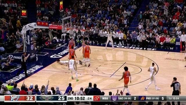 【2023年03月12日 雷霆vs鹈鹕集锦】CJ眼观六路击地妙传 海耶斯顶着防守强硬上篮造杀伤