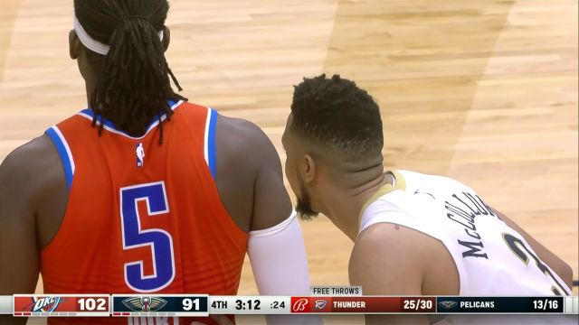 【2023年03月12日】雷霆vs鹈鹕第4节英文原声回放