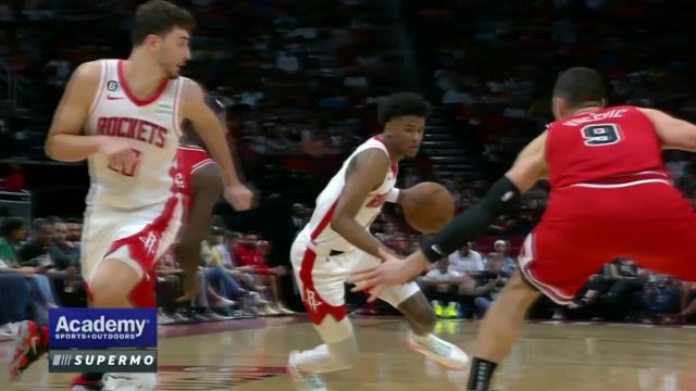 【2023年03月12日 公牛vs火箭集锦】一山更有一山高！申京飞跃防守完成重扣