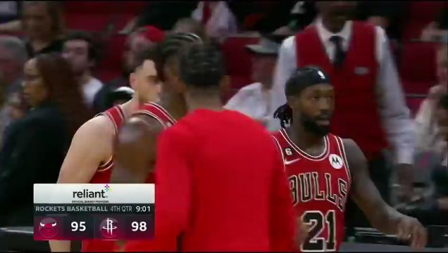 【2023年03月12日】NBA常规赛：公牛vs火箭第4节英文原声回放