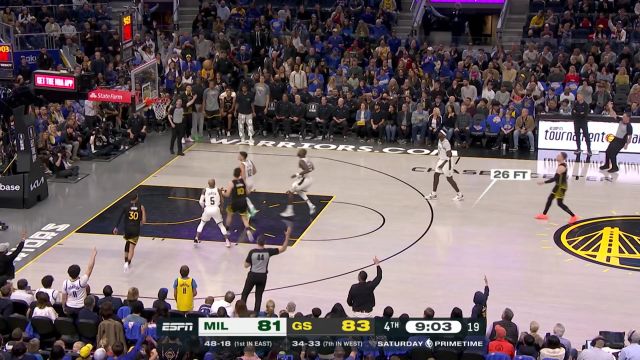 【2023年03月12日 雄鹿vs勇士集锦】完成逆转！卡特抬手就投飚中关键三分