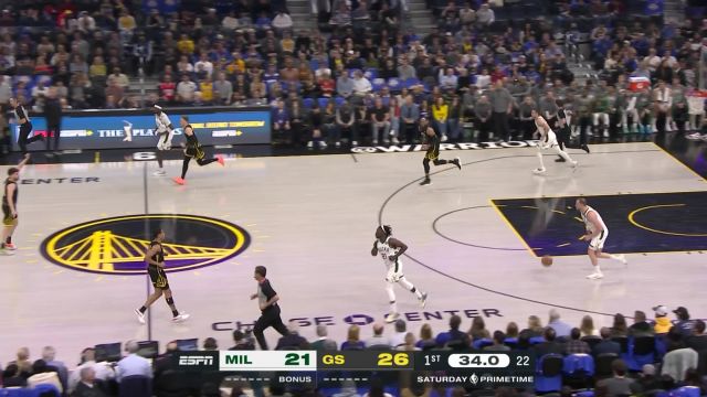 【2023年03月12日】雄鹿vs勇士英文原声全场回放