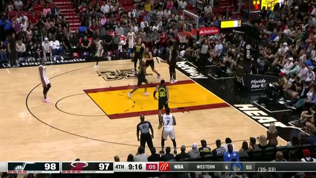 【2023年03月14日 爵士vs热火集锦】攻防两端皆有建树！面具侠盖伊先后送上钉板封盖+极限后仰