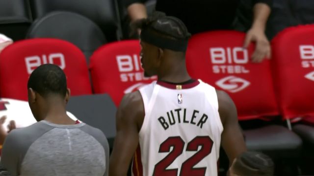 【2023年03月14日 爵士vs热火集锦】你这头型挺别致啊！巴特勒新造型极为抢眼