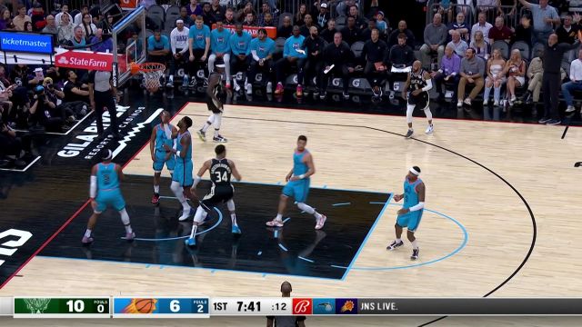 【2023年03月15日 雄鹿vs太阳集锦】字母哥vs太阳集锦 轰下36+11+8大号准三双率队取胜