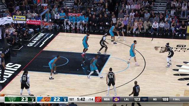 【2023年03月15日】NBA常规赛：雄鹿vs太阳第1节英文原声回放