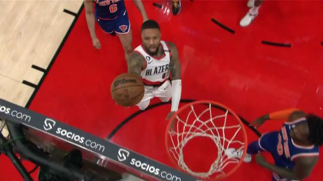 【2023年03月15日 尼克斯vs开拓者集锦】球场全方位碾压！利拉德里突外投连砍7分