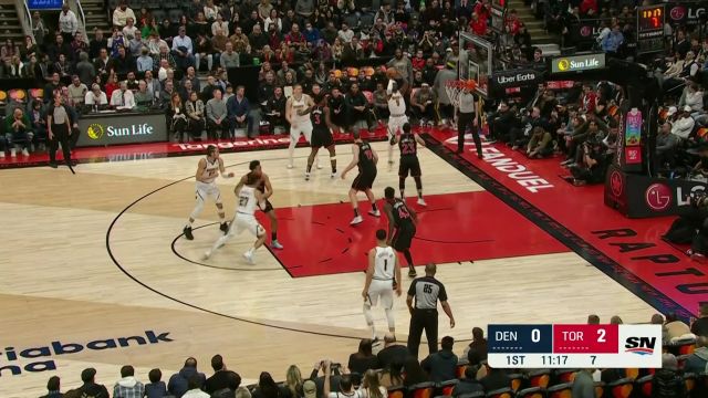 【2023年03月15日 掘金vs猛龙集锦】常规操作不必惊慌 约基奇风骚背传助攻波普翻身跳投命中