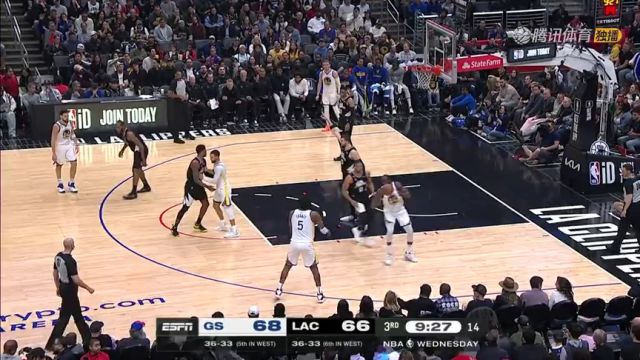 【2023年03月16日】勇士vs快船第3节英文原声回放