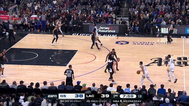 【2023年03月16日 勇士vs快船集锦】从年薪里扣200万走！普尔运球晃到自己 乔治背传普拉姆利反击上篮