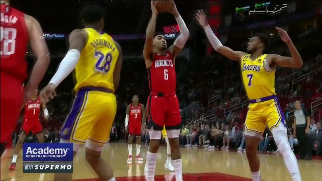 【2023年03月16日 湖人vs火箭集锦】申京鬼手妙传 小马丁空切暴扣延续火力