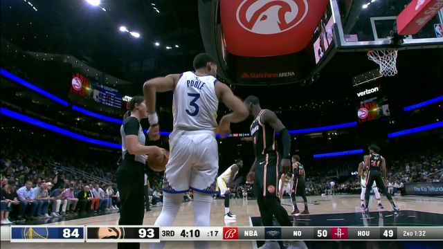 【2023年03月18日】NBA常规赛：勇士vs老鹰第3节英文原声回放