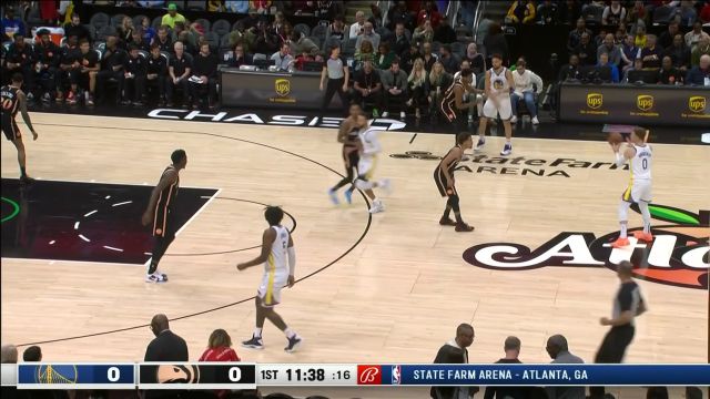 【2023年03月18日 勇士vs老鹰集锦】开场命中两记三分 迪文琴佐手感火热轰炸防线