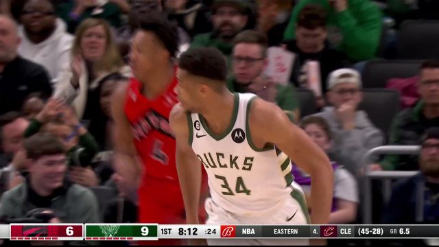 【2023年03月20日 猛龙vs雄鹿集锦】平地起惊雷！字母哥暴扣诠释暴力美学