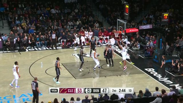 【2023年03月22日 骑士vs篮网集锦】防不胜防！加兰精准制导莫布利空中接力双手暴扣