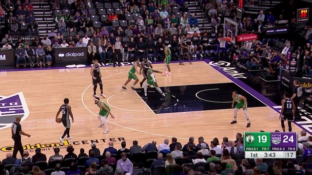 【2023年03月22日】NBA常规赛：凯尔特人vs国王第1节中文解说回放