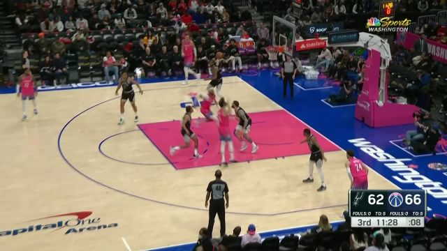 【2023年03月25日 马刺vs奇才集锦】配合默契！阿弗迪亚高抛喂饼加福德空接暴扣篮筐