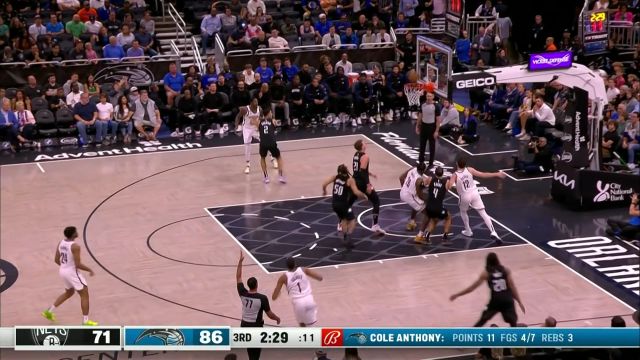 【2023年03月27日】篮网vs魔术第3节英文原声回放